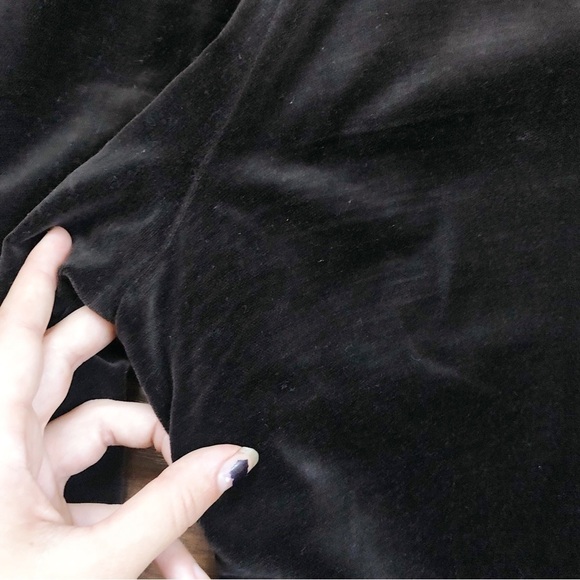 vintage • 90s Calvin Klein velvet pants trousers chocolate brown high waist - Picture 11 of 12